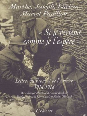 cover image of Si je reviens comme je l'espère